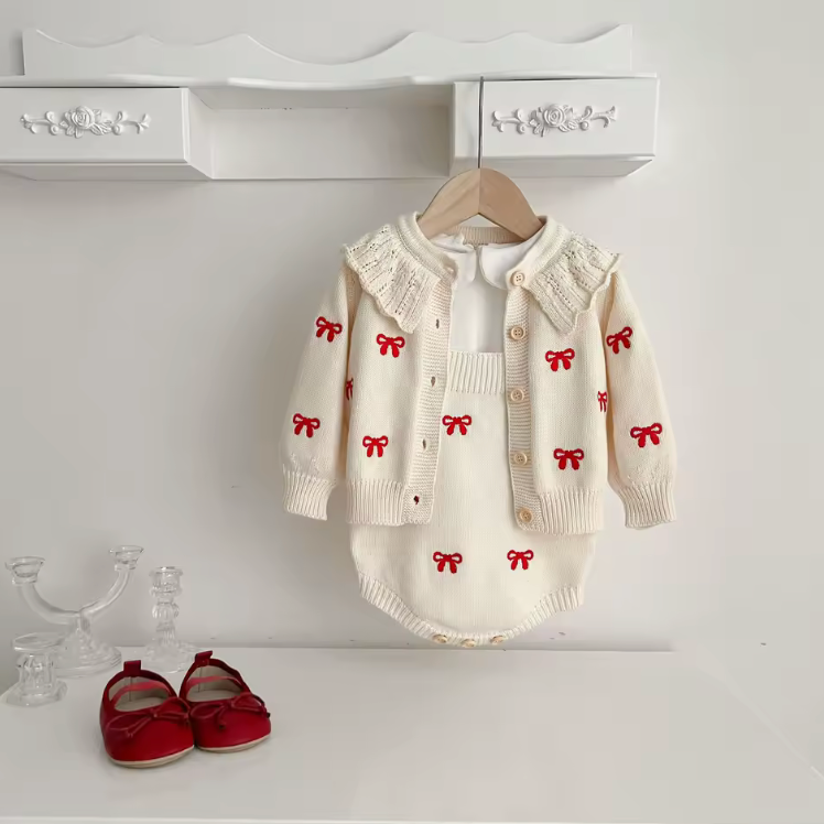 Broderat Set med detalj