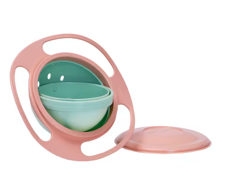 Roterande Spillfri skål för barn