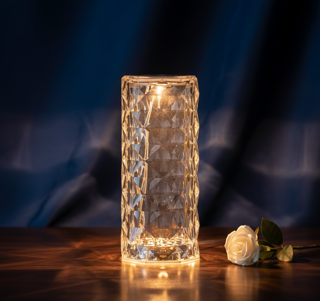 Kristall Touch Lampa