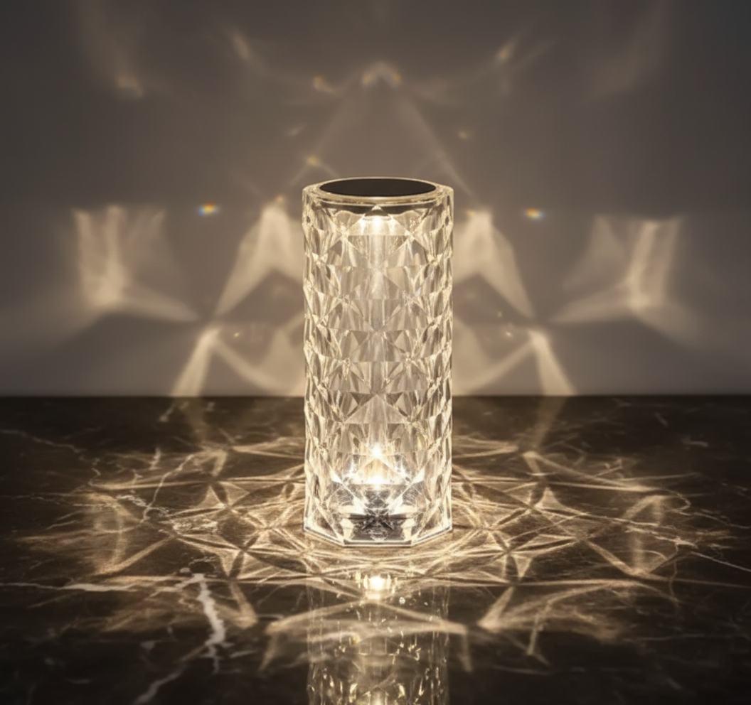 Kristall Touch Lampa
